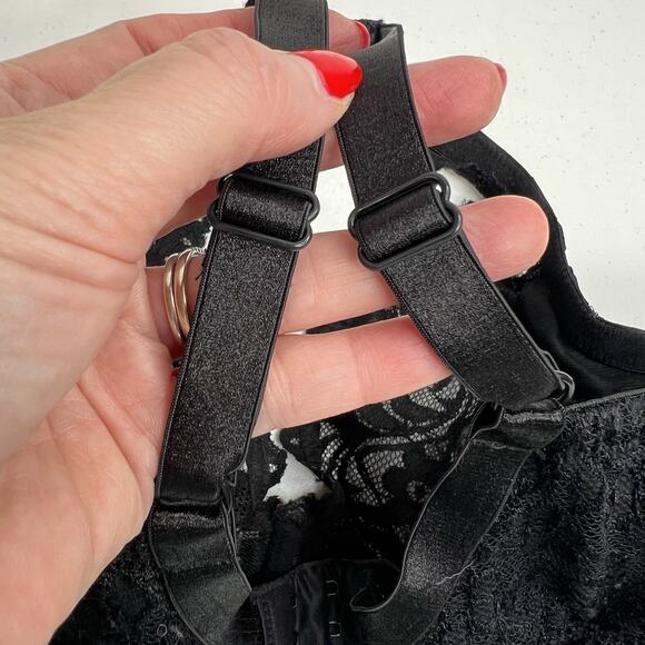 Smart And Sexy 40DD Bra Signature Lace Unlined Underwire In Black SA964 - Picture 6 of 16